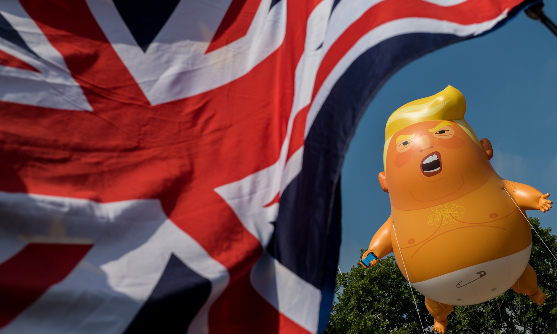 Trump baby balloon
